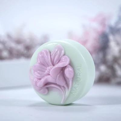 PRZY силиконовые мыло цветок формы круглый Лили Мыло своими руками DIY Ароматизированная форма для изготовления мыла прессформы полимерные глиняные формы