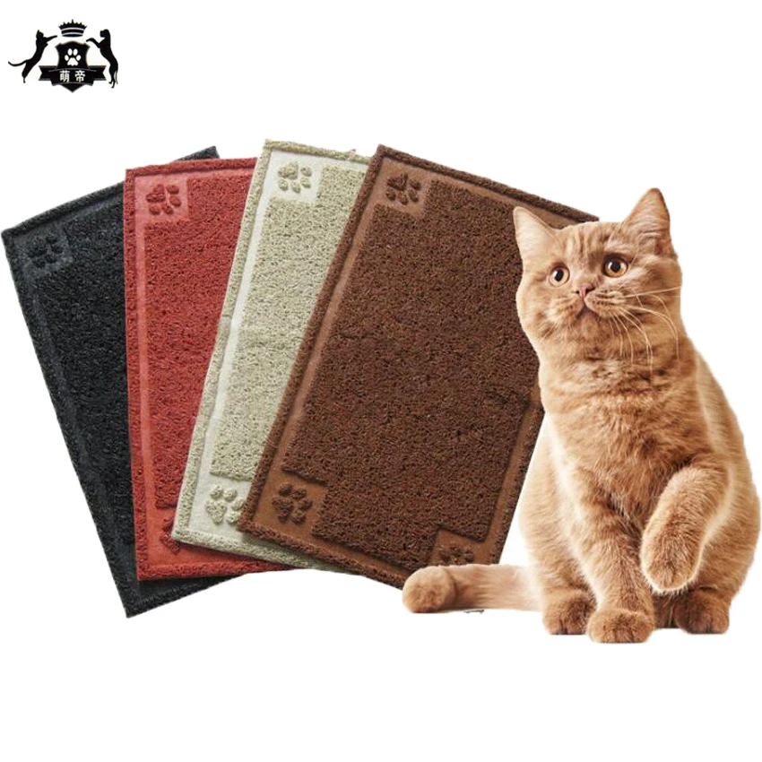 Cat Litter Mat Kitty Litter Catcher with Scatter Control Urine Proof