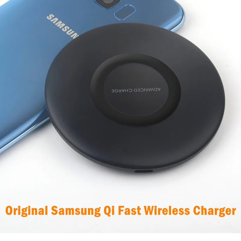 

Original Samsung Fast Qi Wireless Charger For Galaxy S10 S10e S9 S8 Plus S7 edge /For iPhone 8 X, 10W Qi Charging Pad EP-P1100