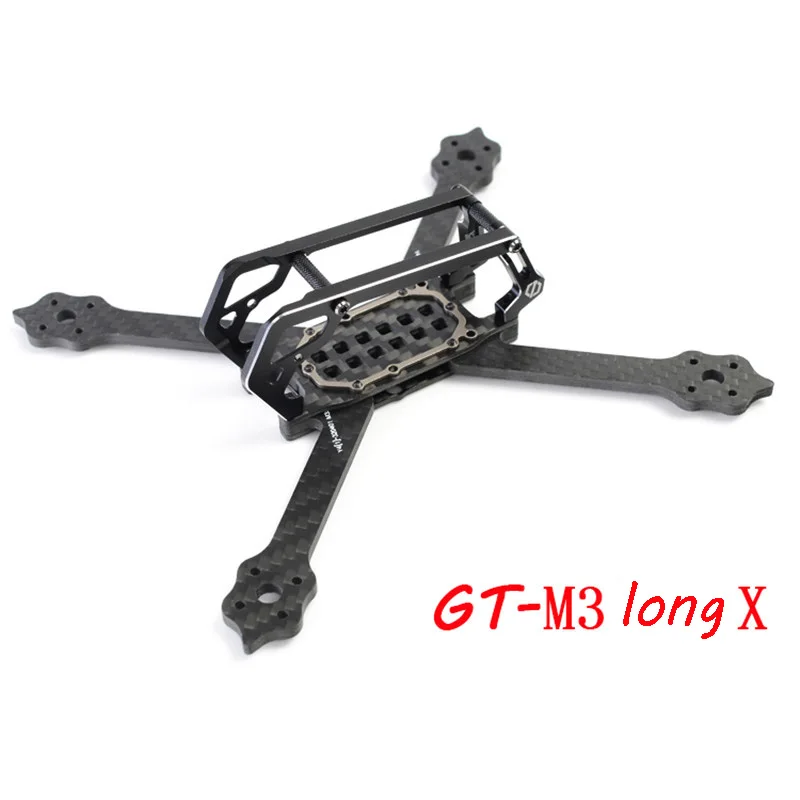 

1PC GTM RC Drone Frame 2/2.5/3 Inch GT-M2 / M2.5/M3 Long X FPV Rack 6061 Aluminum Alloy Head Shell for RC Aircraft DIY Parts