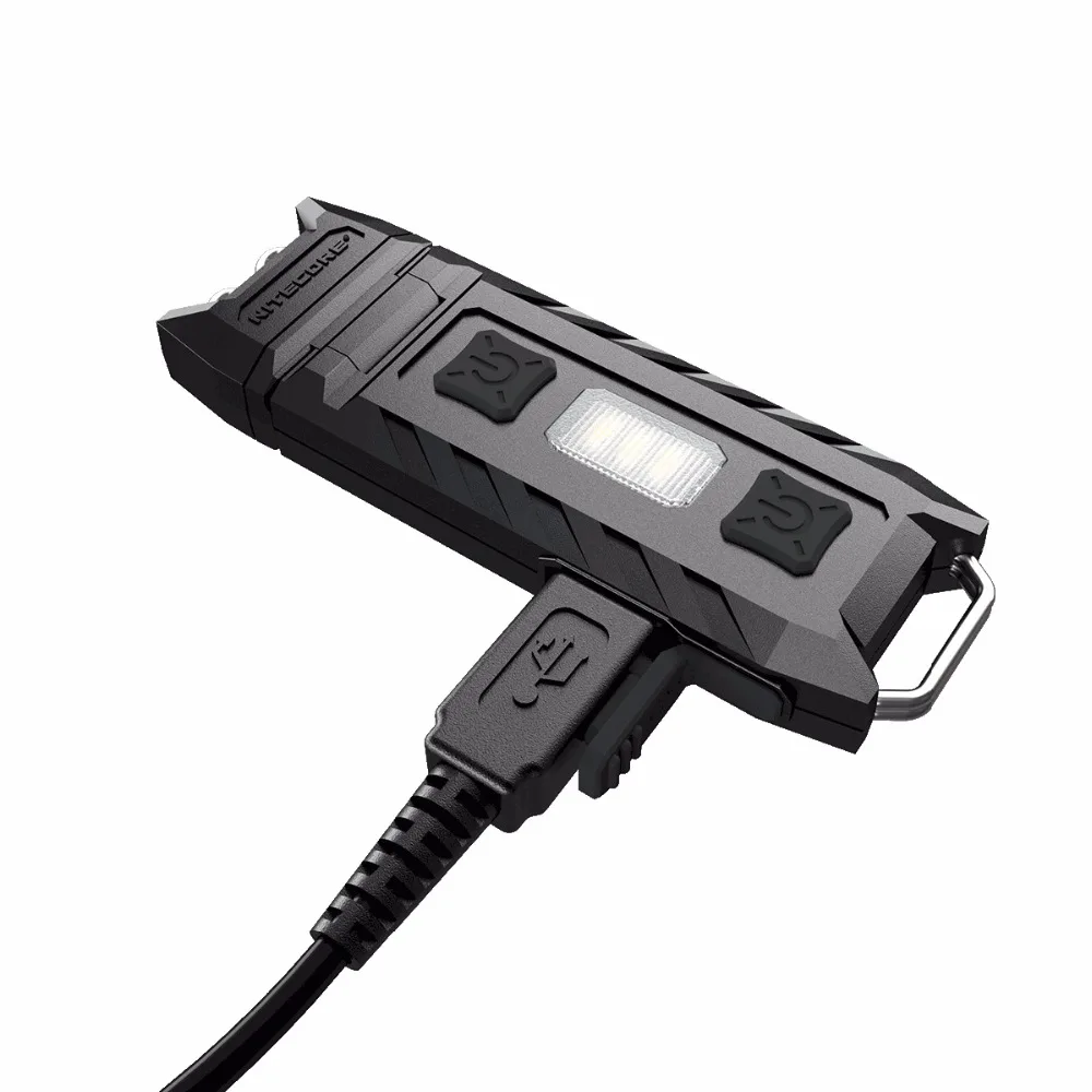 Topsale NITECORE THUMB mini USB Перезаряжаемый высокопроизводительный светодиодный светильник Удобный Универсальный Наклонный уличный кемпинговый белый+ красный светильник