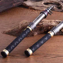 Мини Рыбалка Род Путешествия Портативный углерода свет телескопическая Рыбалка Полюс