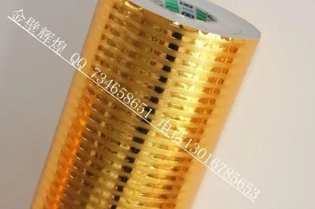 3d wall murals wallpaper pvc gold stripe photo sticker pvs self-adhesive waterproof for bathrooms | Обустройство дома