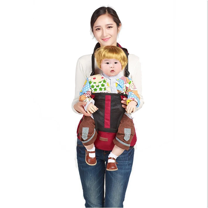 

Baby Carrier Sling Wrap Rider Hold Waist Belt Shoulders Backpack 2015 New Design Stool Kids Infant Comfortable Hip Seat BB0003