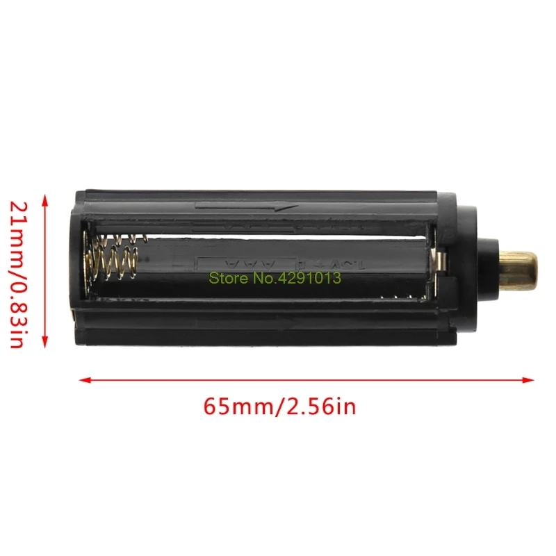 

Cylindrical Type Plastic Battery Holder For 3x AAA To 18650 Battery Converter Drop Shipping Support