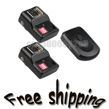 

PT-16 Channels Wireless Flash Trigger SET with 2 Receivers 1 Transmitter +2Receivers +1 Sync Cord