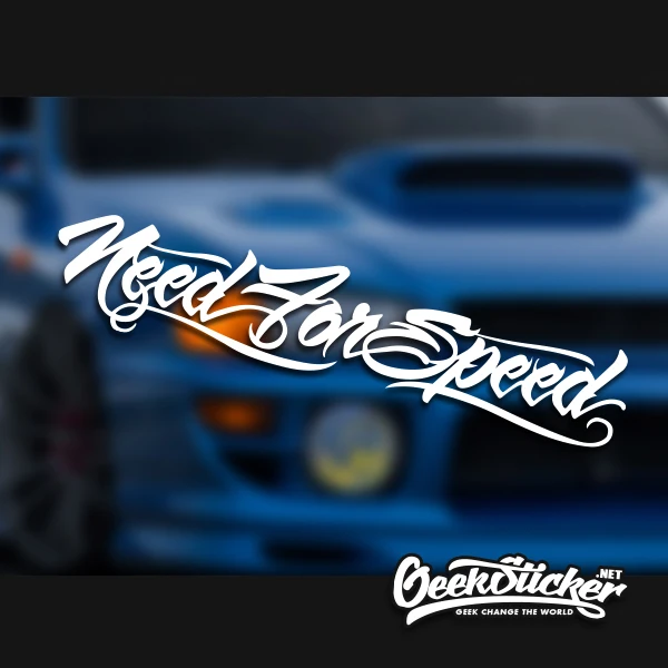 

Need for speed Waterproof Auto Car Front Window Windshield Decal reflective Sticker For Mazda Toyota BMW VW Honda Car Styling