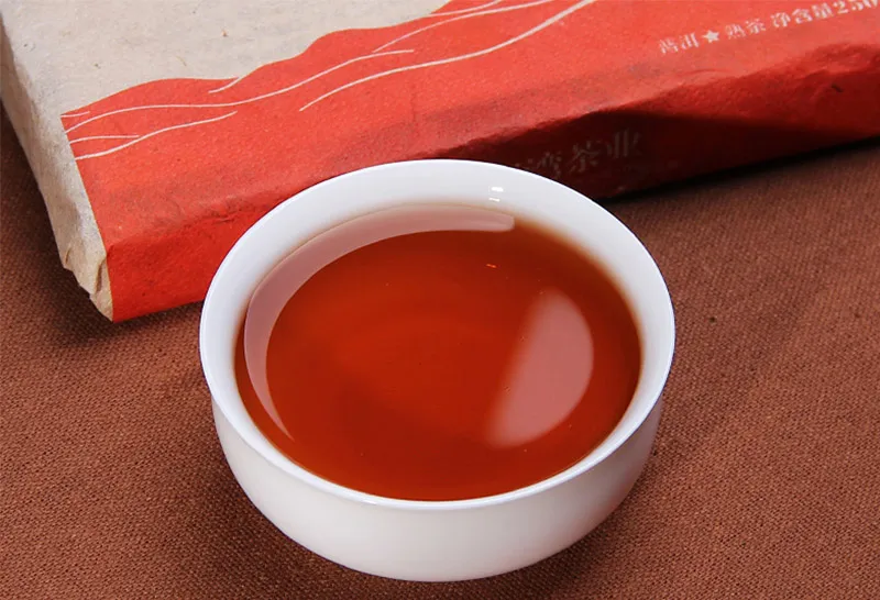 Haiwan старый Камрад сделал хороший чай для всех спелый Пуэр Кирпич 250 г