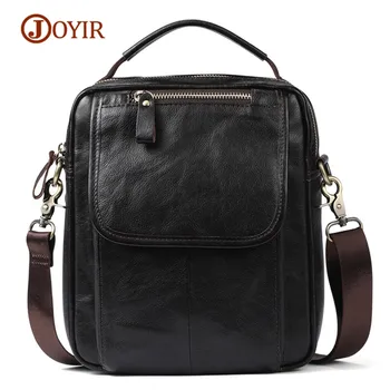 

Genuine Leather Crossbody Bags For Men Fashion Shoulder Bag Oil Wax Skin Multi-Function Male Top-Handle Men Bags Small Handbags