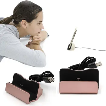 

Data Cable Type-C Micro USB Desktop Charger Stand Dock Charger For Huawei for LeTV for Xiaomi Type-C Tablet PC Charging C26