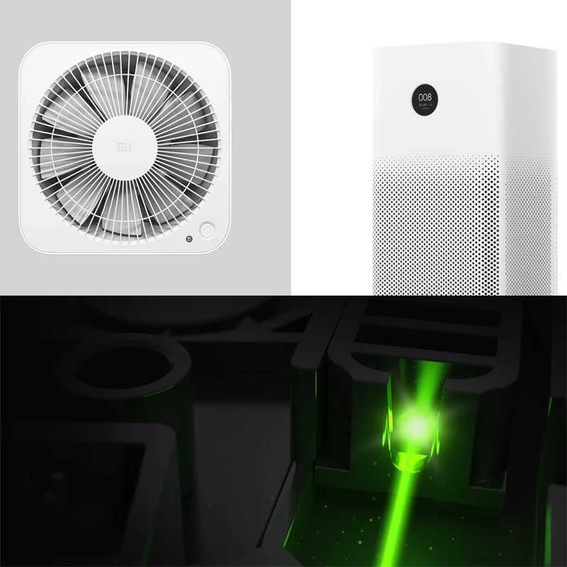  Xiaomi Air Purifier 2S Smart OLED Display Smartphone Mi Home APP Control Smoke Dust Peculiar Smell 
