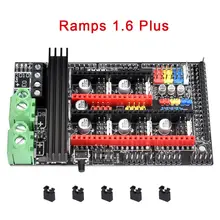 Ramps 1,6 Плюс обновление Ramps 1,6 1,5 1,4 материнская плата Поддержка A4988 DRV8825 TMC2208 TMC2130 Reprap водителя для 3D-принтеры Запчасти