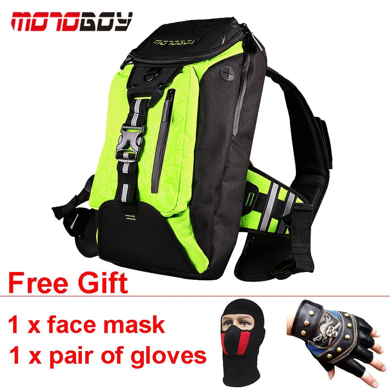 

MOTOBOY Motorcycle Bag Backpack Reflective Vest Breathable Wearable Thicken Chest Quick Drinking System Design Mochila Alforjas