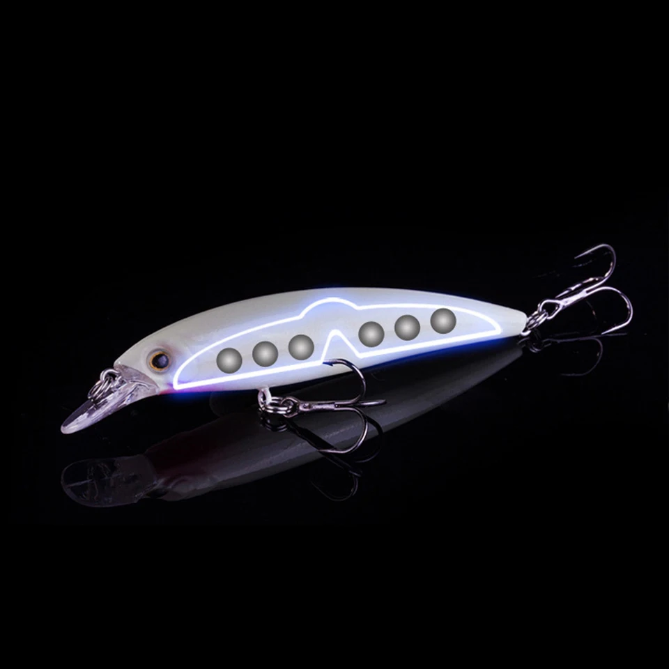 WALK FISH 1PCS Fishing Lure Luminous Minnow Lures Hard Bait Pesca 11CM/14G Fishing Tackle isca artificial Quality Hook Swimbait WALK FISH 1PCS Fishing Lure Luminous Minnow Lures Hard Bait Pesca 11CM/14G Fishing Tackle isca artificial Quality Hook Swimbait