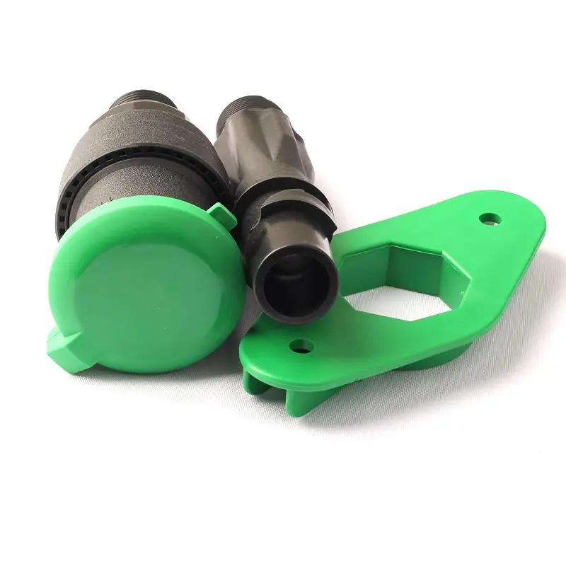 1pcs 1inch DN25 Male Thread Rapid Water Intake Valve PE Outside The