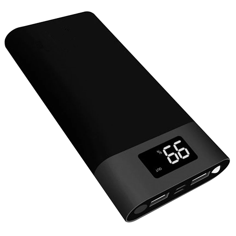 Для Xiaomi Mi Power Bank 20000 мАч портативное зарядное устройство с двумя портами USB LCD