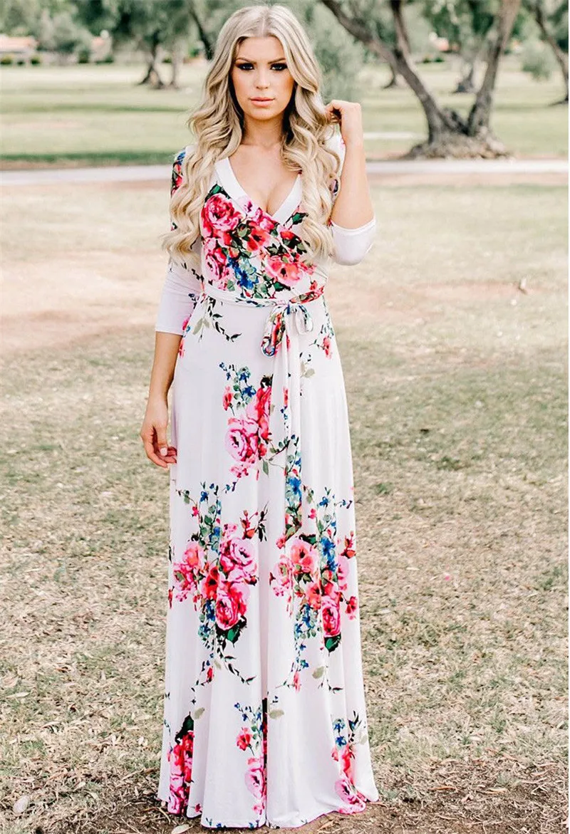 white-blooming-flower-print-wrap-v-neck-boho-dress (1)