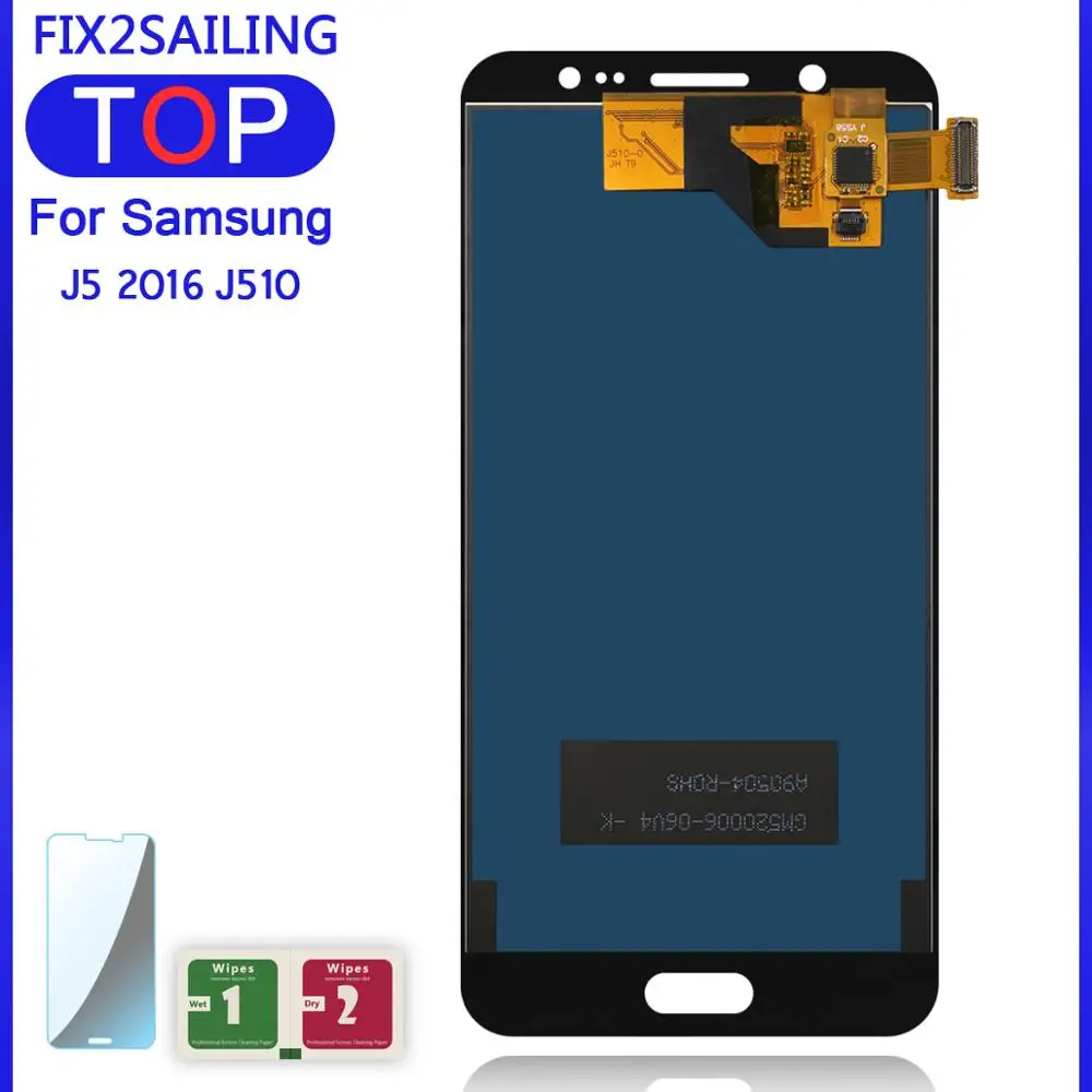 Для Samsung Galaxy J5 2016 j510 J510F J510FN J510M J510Y J510G ЖК-дисплей рабочий сенсорный экран сборка не