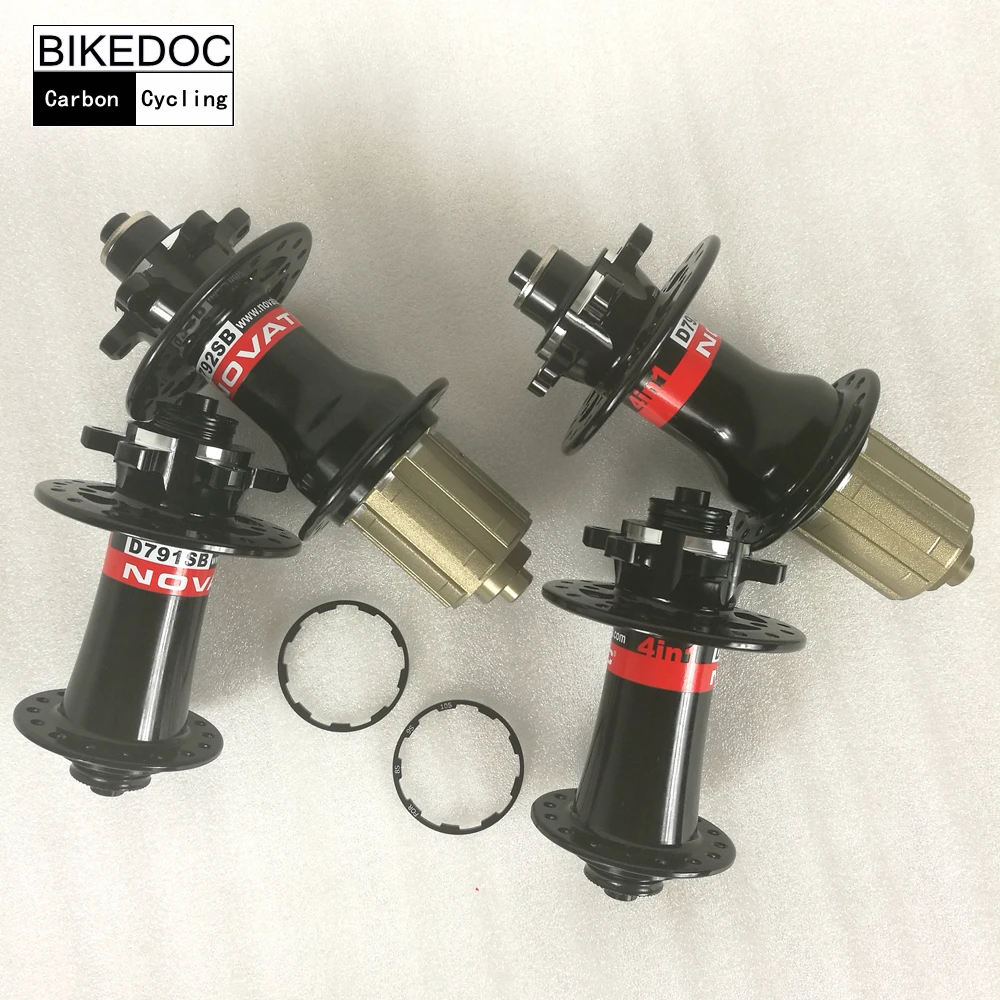 

BIKEDOC Novatec D791 792 Hub Mtb Hub Fast Delivery Cheap Bicycle Parts Black And Red Bicycle Hub MTB Disc Hub
