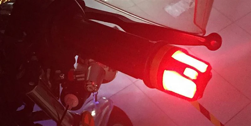 1 пара светодиодный индикатор поворота бар концы руля акустическая система конец супер яркий свет лампы Универсальный Мотоцикл Скутер e-bike