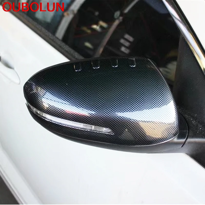 Чехол OUBOLUN для Kia Optima K5 2011 2015 накладные зеркала заднего вида из углеродного