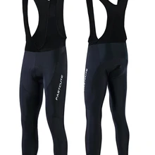 Fastcute теплый зимний термальный флис Велоспорт длинные велосипедные брюки 3D Велоспорт гелиевая Подушка Биб колготки Mtb мужские Ropa Ciclismo#002