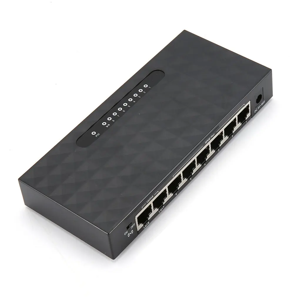 8 + 2 порта 100 Мбит/с переключатель SPOE быстрая мощность по Ethernet коммутатор сетевой