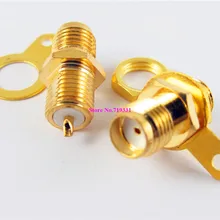 6 шт. РЧ-адаптер разъем SMA гнездо панель крепление с гайкой переборка ручка припоя