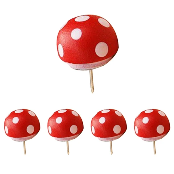 PPYY-нажимной гриб дизайн красный 5