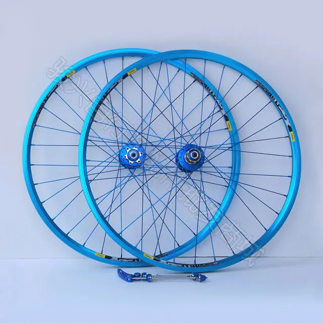 Cheap JIELUN/ Czech wheel bearings 4 Peilin disc hub + double aluminum alloy wheel rim mountain bike self wheel group