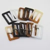 6Pcs/lot High-grade coat clothes buckle windbreaker belt button rectangular resin button clothes accessories C044 5