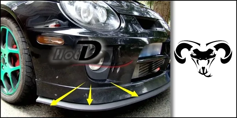 Bumper Lip Deflector Lips For Dodge Caravan Ram CV Tradesman Front Spoiler Skirt For Top Gear Fans to Tuning  Body Kit  Strip 8.8