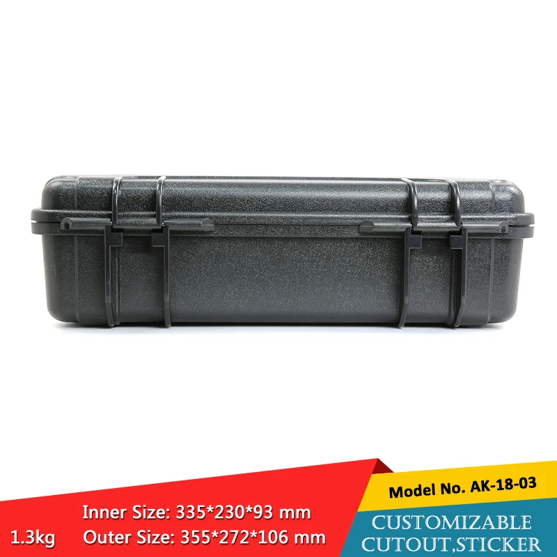 IP67 Hard Plastic Waterproof Carrying Case with foam storage case (6)