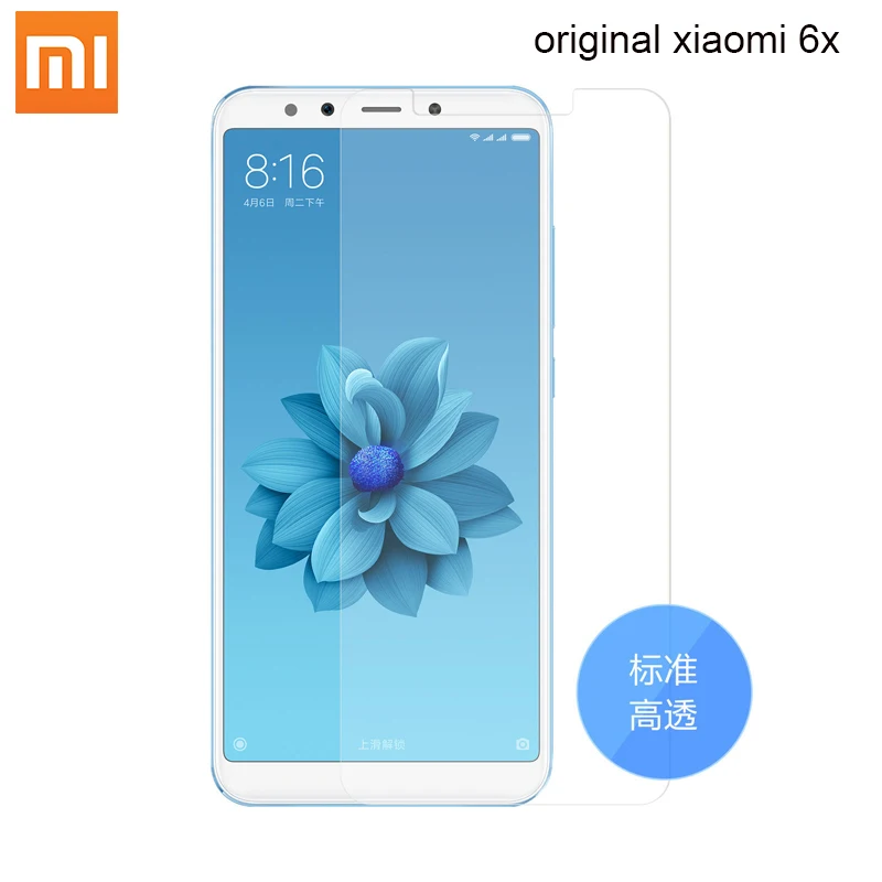 

xiaomi mi 6x 5.99 Inch 100% original For Xiaomi mi6x Screen Protector Protective Film For Xiaomi Mi6x Mi 6x