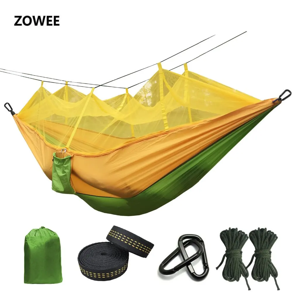 

2019 Ultralight Mosquito net Parachute Hammock with Anti-mosquito bites for Outdoor Camping Tent Using sleeping Free shipping