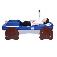Раздельная подушка безопасности для ног Электрический разминающий Полный ролик для тела массаж с подогревом из углеродного волокна массажная кровать цвета нефрита