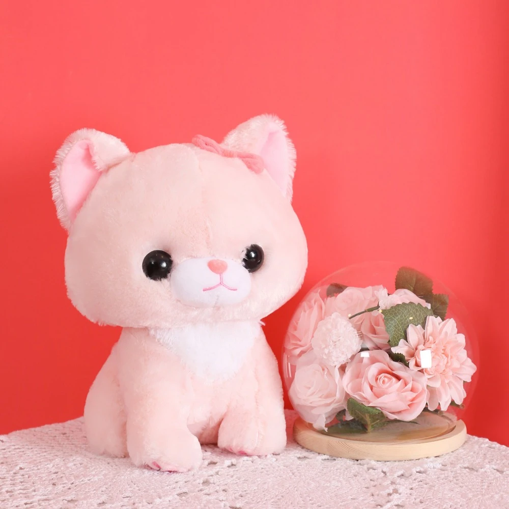 1pc かわいい猫新到着かわいい Peluche 子猫のおもちゃ猫ぬいぐるみぬいぐるみ猫ぬいぐるみぬいぐるみ人形のための女の赤ちゃんキッズ Stuffed Plush Animals Aliexpress