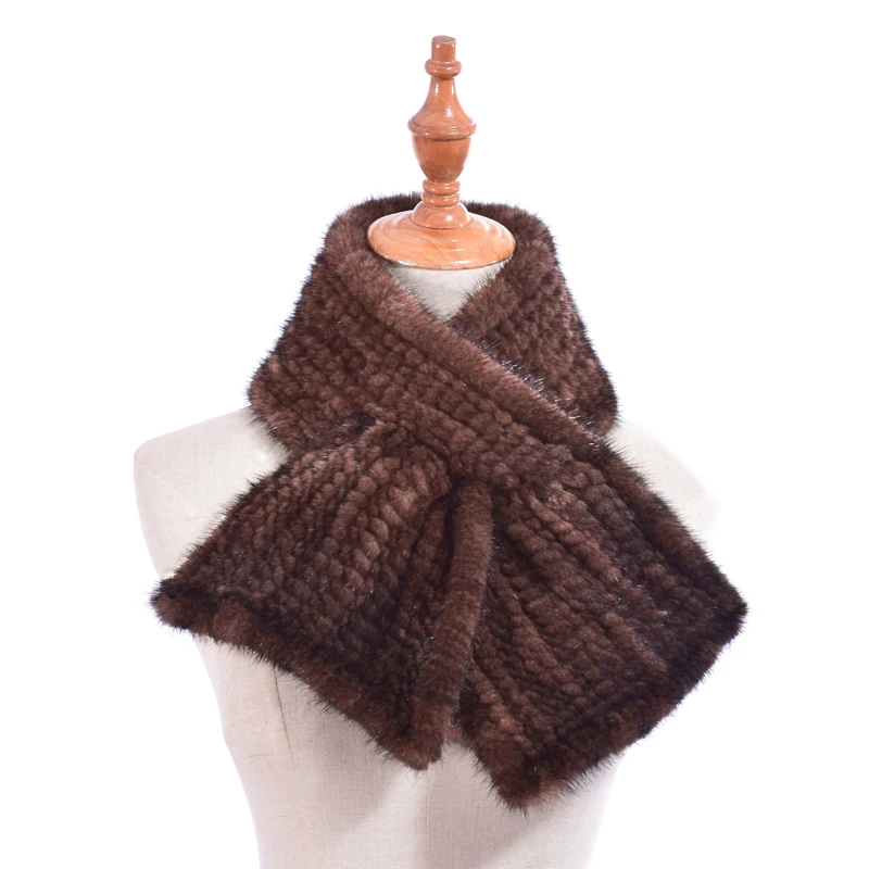 

Real Mink Fur Scarves for Women Winter warm Genuine Knitting Fur Elegant Scarf&Shawl Fur Russian Tassels Real Fur Scarf New 2018
