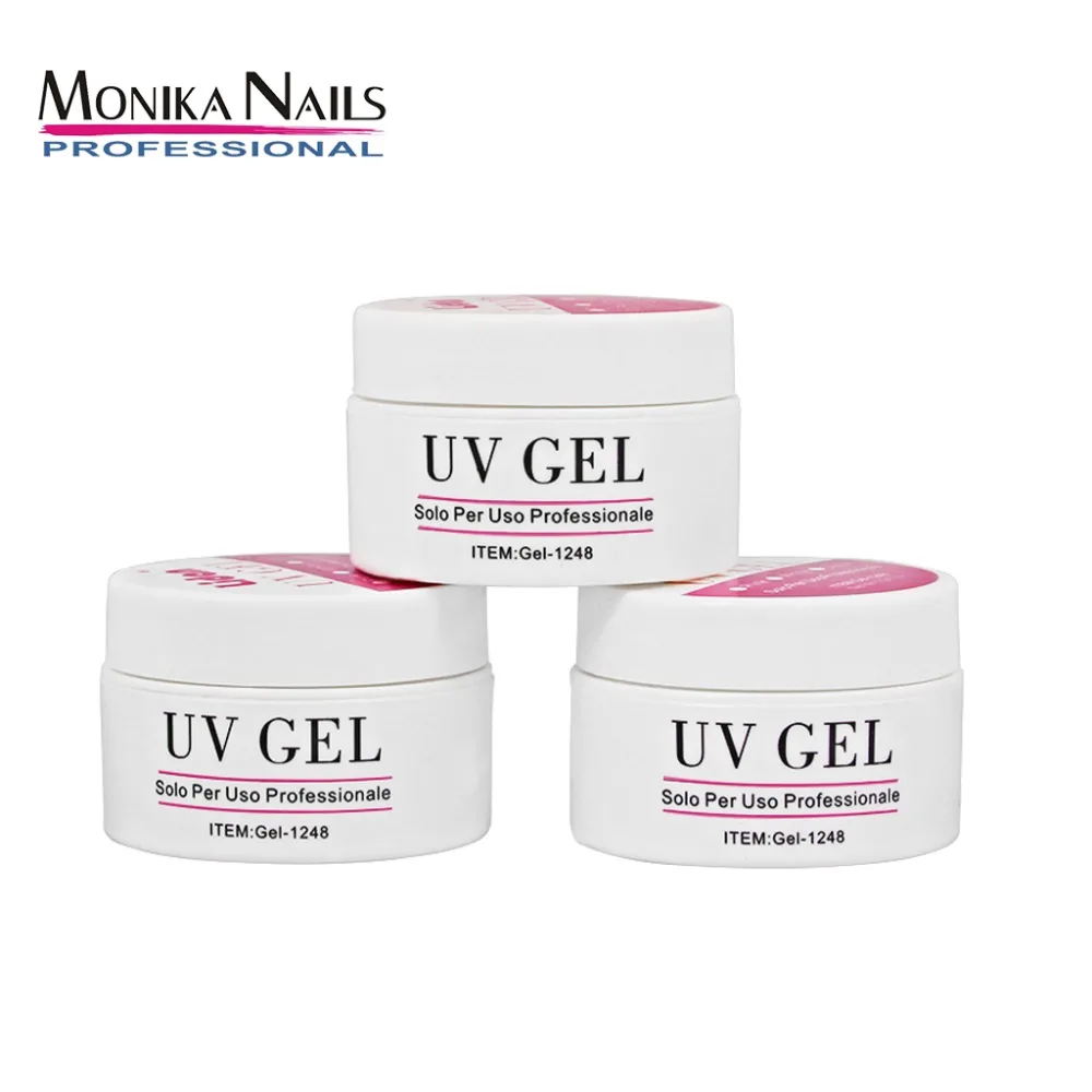 

Monika UV Nail Gel Quick Building Nail Tips Finger Extension Poly Glue Gel Nail Art UV LED Builder Gel Nail Enhancement Tool