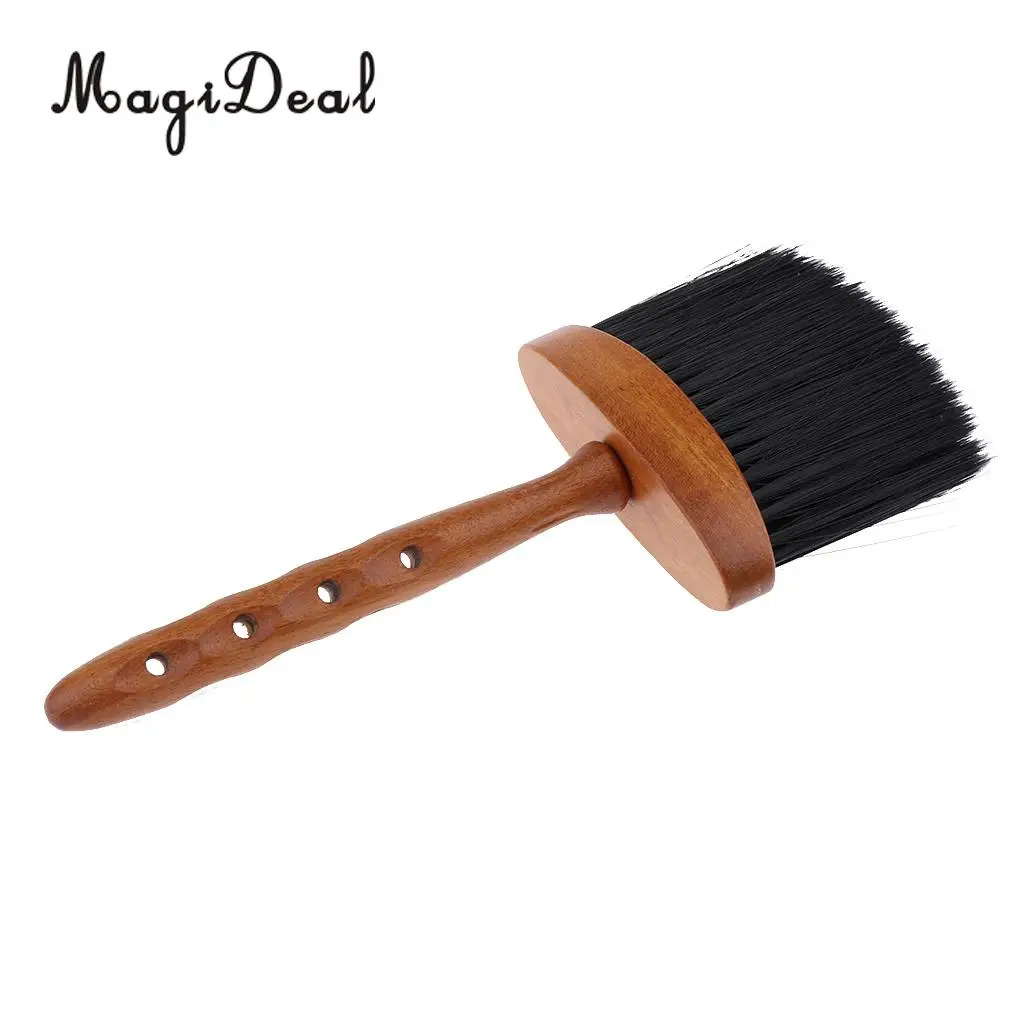 Kesoto Empty Refillable Powder Spray Bottle 110ml with Salon Neck hair Cut Duster Cleansing Brush Face Dirt Sweep Tool Set