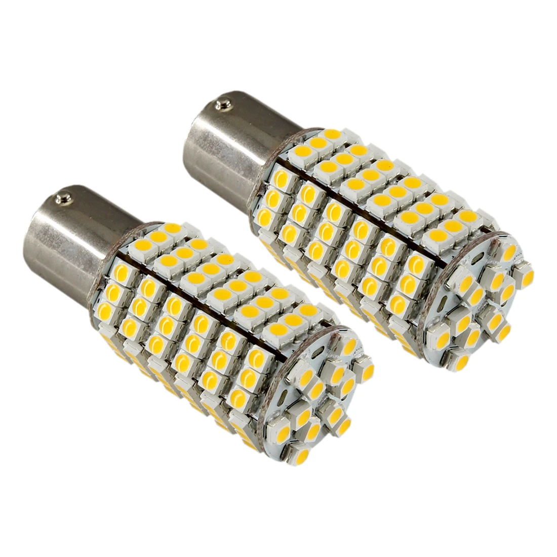 20X 1156 BA15S RV Trailer 12V LED Lights Bulbs 120 SMD Warm Whitein