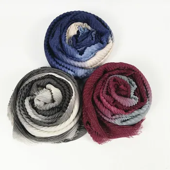 

100 pcs Crinkle hijab women scarf scarves ombre glitter lady shawl with glitter crumple headband wrap 10pcs 1lot