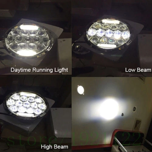 Farol Led Moto для Harley H4 H13 жгут 7 &quotмотоцикл черный проектор мотор СВЕТОДИОДНАЯ Лампа