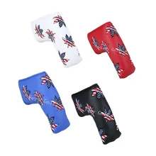 1 шт. Кленовый лист клюшки крышка гольф головной убор лезвие стиль подходит всем брендам красочные головки крышка