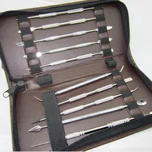 Горячая стоматологического резьба комплект, гравировка Набор ножей нержавеющая сталь нож, Воск Резьба Комплект