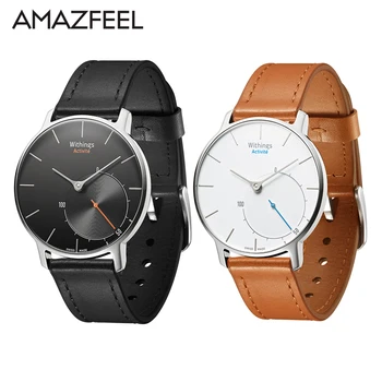 

Leather Strap for Withings Activite POP Smart Watch Bracelet for Withings Activite steel Band Strap Genuine Leather Belt 18mm