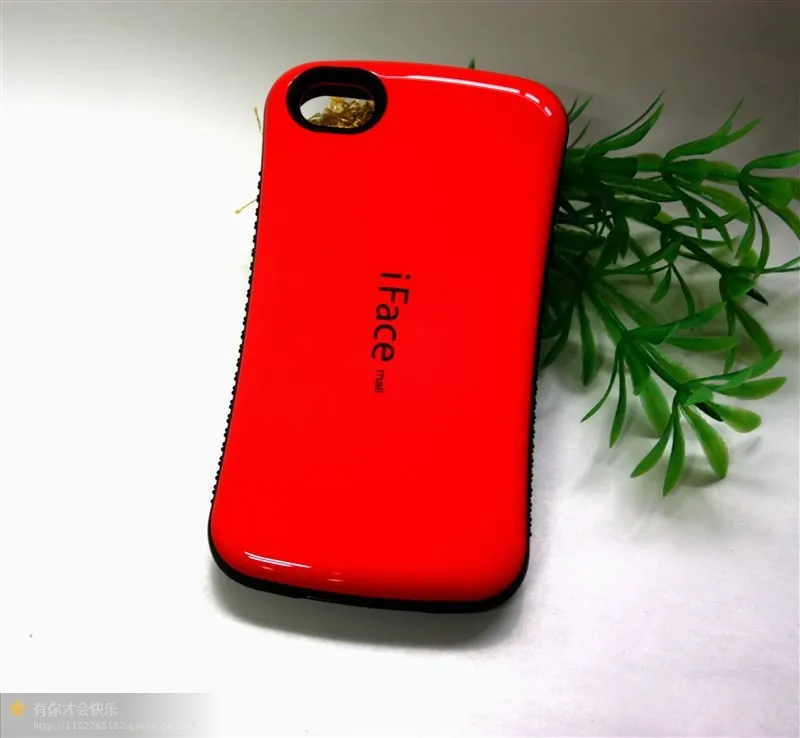 DHL iface Молл Чехол для iphone 4 4S, Жесткий PC+ TPU чехол для iphone 4 S 50 шт./лот