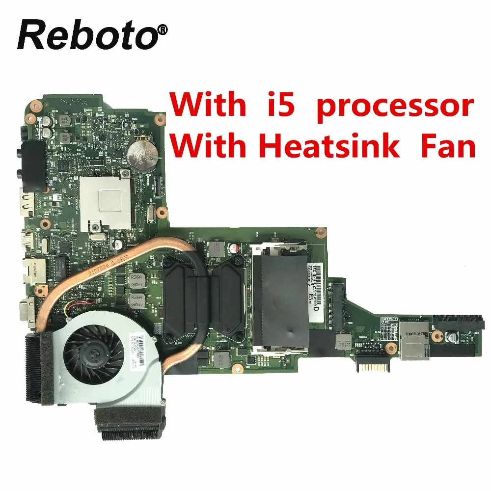 

Reboto High quality For Pavilion DV5 DV5-2000 Laptop Motherboard 607605-001 HM55 With i5 CPU MainBoard 100% Tested Fast Ship
