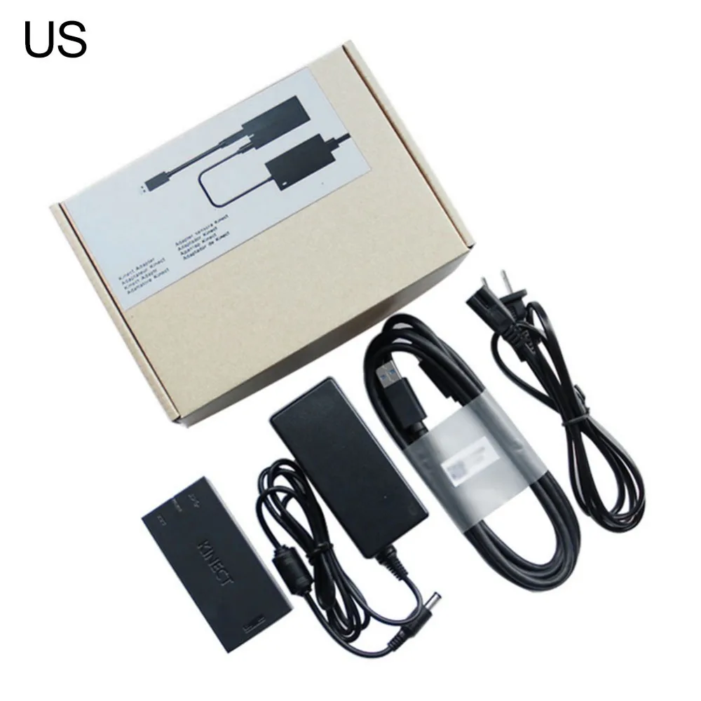 

Hot Kinect Adapter Kits for Xbox One S for XBOX ONE X Kinect 2.0 Sensor Adapter US USB AC Adapter Power Supply for Windows PC