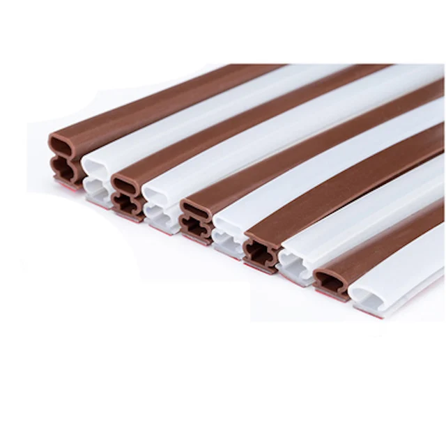 Main Entrance Door Seals Adhesive Silicone Sealing Strip Gasket 10 x 6mm 8mm 10mm 12mm 15mm 20mm